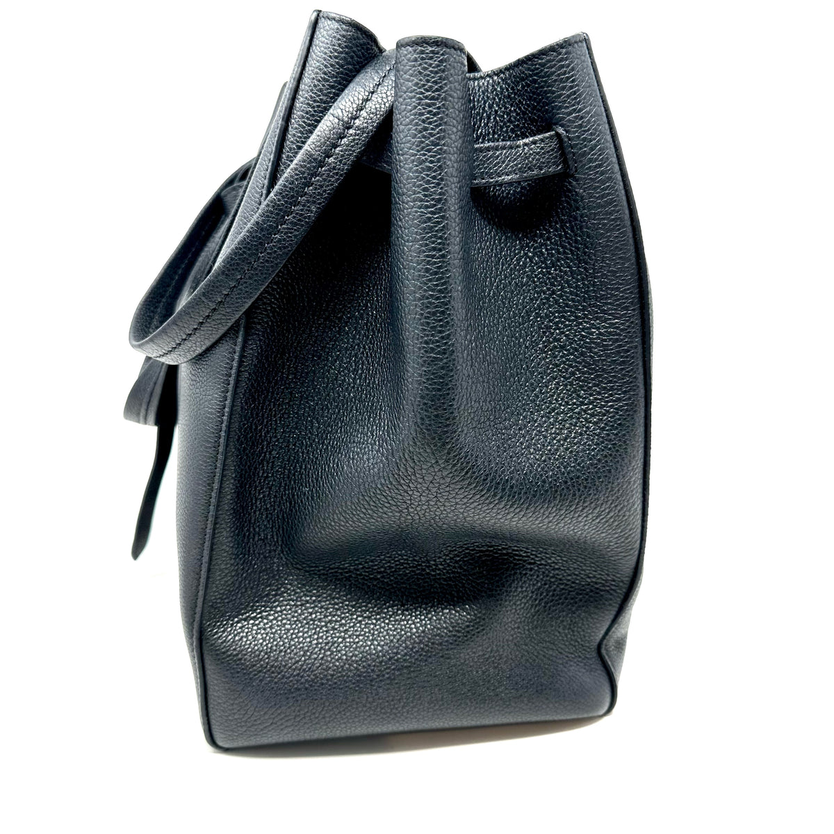 Celine - Small Cabas Phantom in Soft Grained Calfskin Leather - Black - for Women