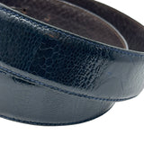 Massimo Sforza RARE Black Crocodile Mens Belt Silver Buckle 40" | 105cm jewelsunderthesea