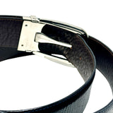 Massimo Sforza RARE Black Crocodile Mens Belt Silver Buckle 40" | 105cm jewelsunderthesea