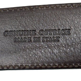 Massimo Sforza RARE Black Crocodile Mens Belt Silver Buckle 40" | 105cm jewelsunderthesea