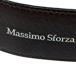Massimo Sforza RARE Black Crocodile Mens Belt Silver Buckle 40" | 105cm jewelsunderthesea 