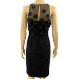 Nue by Shani Black Payette Circle Shaper Dress Size 4 Jewelsunderthesea