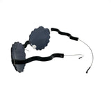Micromega Crazy Collection Plexiglass Scalloped Sunglasses jewelsunderthesea