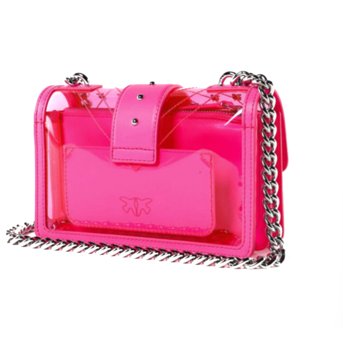 【関税&送料込】Pinko Bags Pink PINKO logo-plaque Crossbody Bag | Pink | FARFETCH