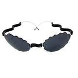 Micromega Crazy Collection Plexiglass Scalloped Sunglasses jewelsunderthesea