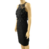 Nue by Shani Black Payette Circle Shaper Dress Size 4 Jewelsunderthesea