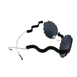 Micromega Crazy Collection Plexiglass Scalloped Sunglasses jewelsunderthesea