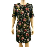 Dolce & Gabbana Baroque Rose Jacquard Dress Size US10 | IT44 jewelsunderthesea