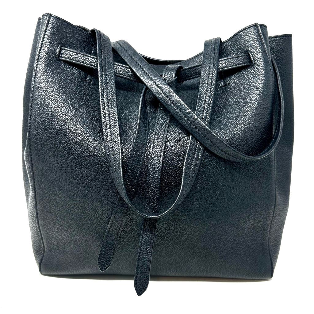Celine Small Cabas Phantom In Black Soft Grained Calfskin Tote Bag –  Jewelsunderthesea