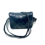 CHANEL Navy Vintage Quilted Flap Bag Multi Strand Shoulder Strap 70's jewelsunderthesea 