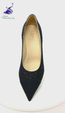 CHANEL Black Tweed Gabrielle Coco Chanel Pump G33086 Size 42 jewelsunderthesea 