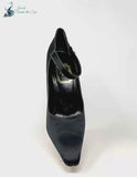 Christian Dior Black Satin Mary Jane Pumps Heels Size 39.5 | 9 jewelsunderthesea 