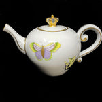 Herend Royal Garden Limited Edition Teapot Crown Finial 4" Tall 12 oz Jewelsunderthesea 