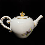 Herend Royal Garden Limited Edition Teapot Crown Finial 4" Tall 12 oz Jewelsunderthesea 