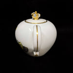 Herend Royal Garden Limited Edition Teapot Crown Finial 4" Tall 12 oz Jewelsunderthesea 