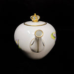 Herend Royal Garden Limited Edition Teapot Crown Finial 4" Tall 12 oz Jewelsunderthesea 