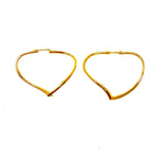 Tiffany & Co. Elsa Peretti 18K Open Heart Earrings jewelsunderthesea 