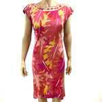 Emilio Pucci Oranges Silk Jersey Dress Beaded Belt Size US6 | IT40 Jewelsunderthesea 