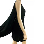 Chanel 09P Black Sleeveless Dress with Cape Scarf  - Jewelsunderthesea