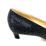 CHANEL Black Tweed Gabrielle Coco Chanel Pump G33086 Size 42 jewelsunderthesea 