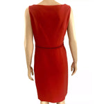 Christian Lacroix Paris Red Crochet Sleeveless Dress Back- Jewelsunderthesea