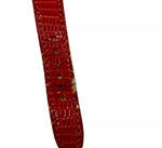 Hermès Gold Kelly Watch in Red Alligator jewelsunderthesea 