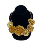 Aurelie Bidermann Women's Gold Toned Selena Statement Flower Necklace