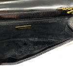Darby Scott Handbag in Black Lizard and Smoky Quartz jewelsunderthesea 