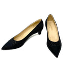 CHANEL Black Tweed Gabrielle Coco Chanel Pump G33086 Size 42 jewelsunderthesea 