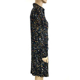 Chanel Silk Button Print 2pc Set Blouse and Skirt Side - Jewelsunderthesea