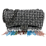 CHANEL Paris Dallas Métiers D'Art Tweed Bead Fringe Classic Flap Bag jewelsunderthesea 