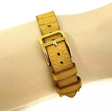 Hermès 1996 Gold Kelly Watch in Epsom Leather Jewelsunderthesea 