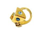 Louis Vuitton M68716 Trunkies Accumulation Ring in Gold Size 7 jewelsunderthesea 