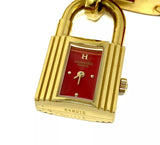 Hermès Gold Kelly Watch in Red Alligator jewelsunderthesea 