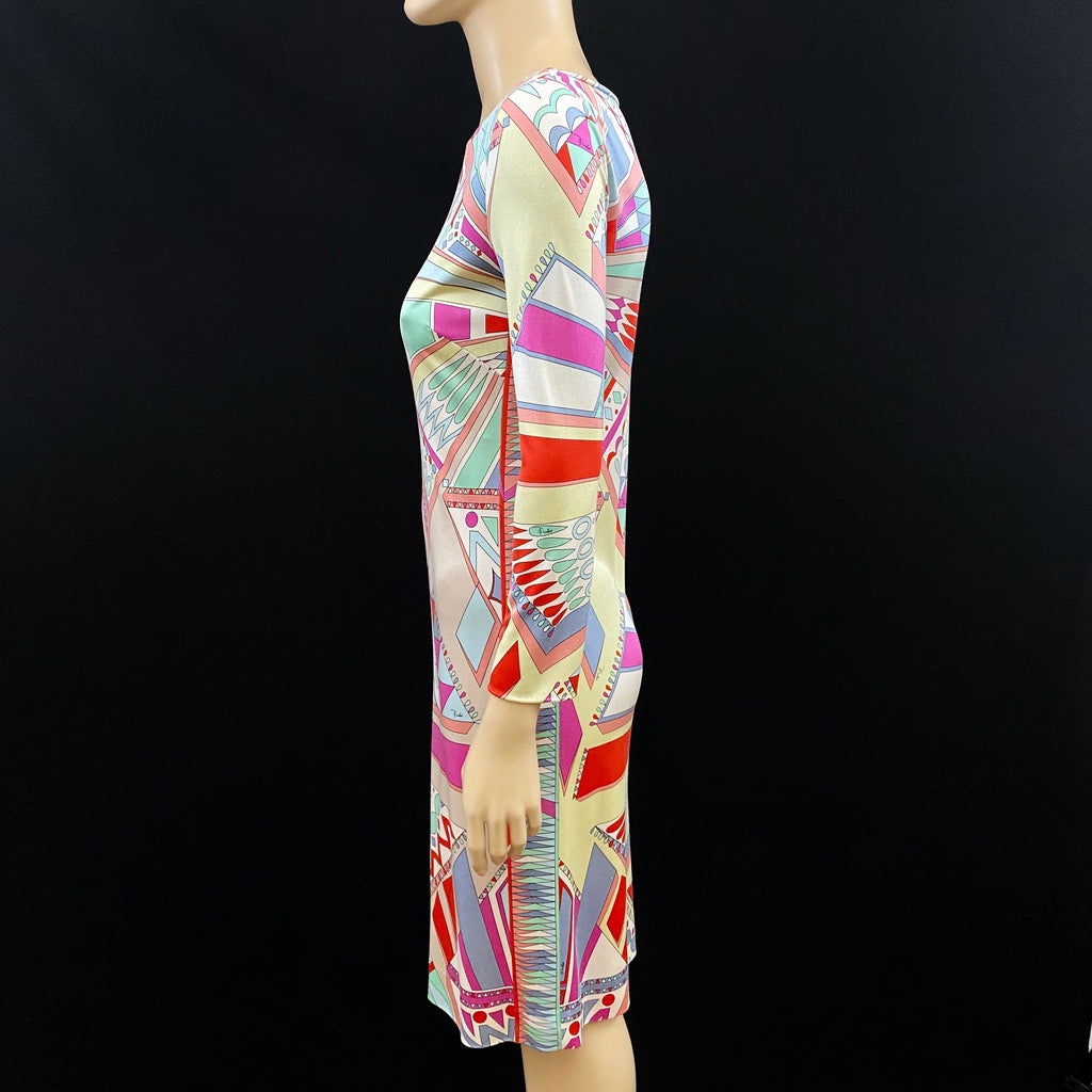 Emilio Pucci | Jersey Satin Short Dress | Multicolor 42