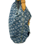 LOUIS VUITTON Monogram Blue Denim Baggy GM Shoulder Bag jewelsunderthesea 