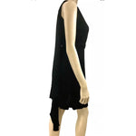 Chanel 09P Black Sleeveless Dress with Cape Scarf- Jewelsunderthesea