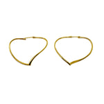 Tiffany & Co. Elsa Peretti 18K Open Heart Earrings jewelsunderthesea 