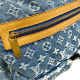 LOUIS VUITTON Monogram Blue Denim Baggy GM Shoulder Bag jewelsunderthesea 