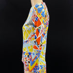 Emilio Pucci 2PC Star Print Silk Skirt 44|10 Long Sleeve Top 42|8 Jewelsunderthesea 