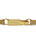 Chanel Vintage Belt Tan Patent Leather Gold Buckle Size 34 | Medium-Jewelsunderthesea