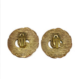 Isabel Canovas Vintage 80's Large Swirl Clip Earrings- Jewelsunderthesea